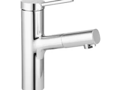 baliv Waschtischarmatur WT-680 mit Handbrause Einhebel Verchromt< Einhebelmischer