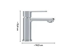 baliv Waschtischarmatur WT-660 Chrom< Einhebelmischer