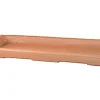 Töpfe<Balkonkasten-Untersetzer Imprägniert 32 cm x 17 cm x 2,6 cm Antik
