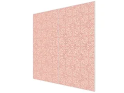 Banjado Herdabdeckplatte Glas 2 Teilig Je 30x52CM Schneidebrett Herdabdeckung Mit Motiv Rosa Arabesque< Herde|Kochfelder