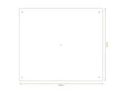 Banjado Herdabdeckplatte Glas 1 Teilig 60x52CM Schneidebrett Herdabdeckung Mit Motiv Alte Planken< Schneidebretter|Herdabdeckungen