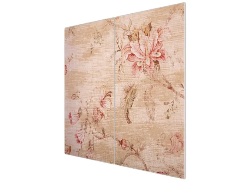 Banjado Schneidebretter|Herde<Herdabdeckplatte Glas 2 Teilig Je 30x52CM Schneidebrett Herdabdeckung Mit Motiv Verschwindend