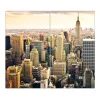 Banjado Herdabdeckplatte Glas 2 Teilig Je 30x52CM Schneidebrett Herdabdeckung Mit Motiv New York City< Schneidebretter|Herdabdeckungen