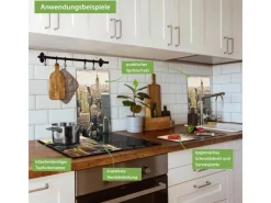 Banjado Herdabdeckplatte Glas 2 Teilig Je 30x52CM Schneidebrett Herdabdeckung Mit Motiv New York City< Schneidebretter|Herdabdeckungen