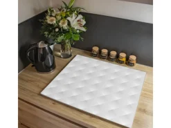 Hot Banjado Herdabdeckplatte Glas 1 Teilig 60x52CM Schneidebrett Herdabdeckung Mit Motiv In Out