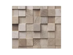 Banjado Herdabdeckplatte Glas 1 Teilig 60x52CM Schneidebrett Herdabdeckung Mit Motiv Bauklötze Relief< Herde|Kochfelder