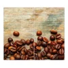 Banjado Herdabdeckungen|Schneidebretter<Herdabdeckplatte Glas 2 Teilig Je 30x52CM Schneidebrett Herdabdeckung Mit Motiv Kaffeebohnen