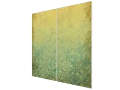 Banjado Herdabdeckplatte Glas 2 Teilig Je 30x52CM Schneidebrett Herdabdeckung Mit Motiv Vintage Messing< Schneidebretter|Herdabdeckungen