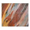 Sale Banjado Herdabdeckplatte Glas 2 Teilig Je 30x52CM Schneidebrett Herdabdeckung Mit Motiv Coloured Wood