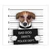 Banjado Herdabdeckplatte Glas 1 Teilig 60x52CM Schneidebrett Herdabdeckung Mit Motiv Bad Dog Jack Russel< Schneidebretter|Herdabdeckungen