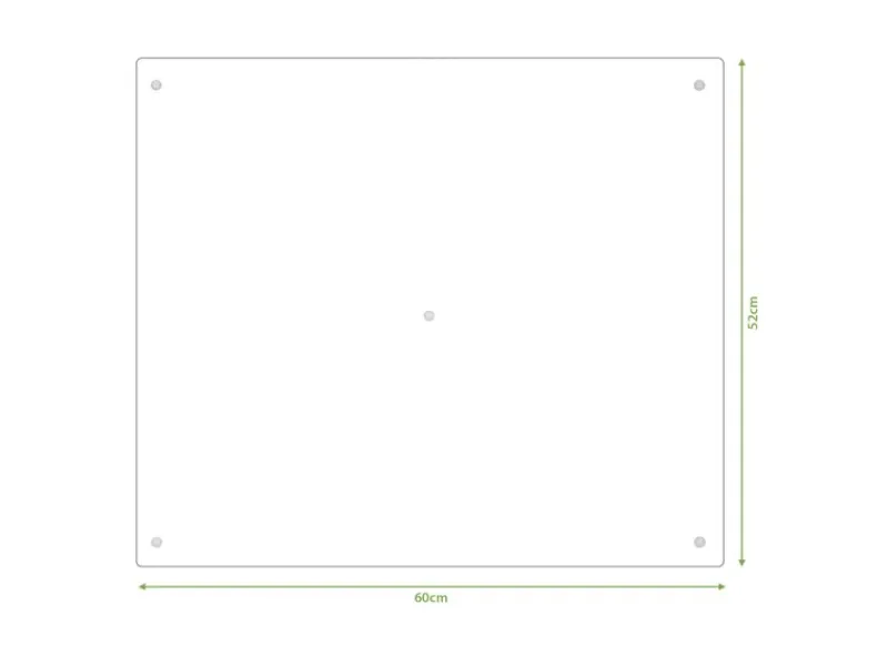 Banjado Herdabdeckplatte Glas 1 Teilig 60x52CM Schneidebrett Herdabdeckung Mit Motiv Bad Dog Jack Russel< Schneidebretter|Herdabdeckungen