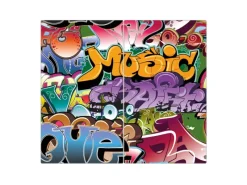 Banjado Herde|Kochfelder<Herdabdeckplatte Glas 2 Teilig Je 30x52CM Schneidebrett Herdabdeckung Mit Motiv Graffiti