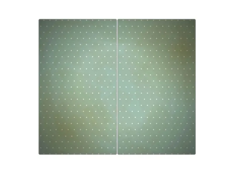 Clearance Banjado Herdabdeckplatte Glas 2 Teilig Je 30x52CM Schneidebrett Herdabdeckung Mit Motiv Punkte Im Focus