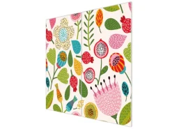 Banjado Herde|Kochfelder<Herdabdeckplatte Glas 2 Teilig Je 30x52CM Schneidebrett Herdabdeckung Mit Motiv Blumen Naiv