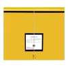 Banjado Herde|Kochfelder<Herdabdeckplatte Glas 2 Teilig Je 30x52CM Schneidebrett Herdabdeckung Mit Motiv Briefkasten Gelb