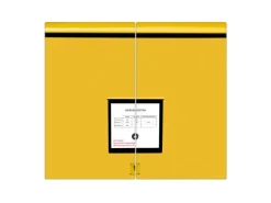 Banjado Herde|Kochfelder<Herdabdeckplatte Glas 2 Teilig Je 30x52CM Schneidebrett Herdabdeckung Mit Motiv Briefkasten Gelb