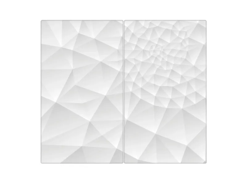 Hot Banjado Herdabdeckplatte Glas 2 Teilig Je 30x52CM Schneidebrett Herdabdeckung Mit Motiv Nautilus