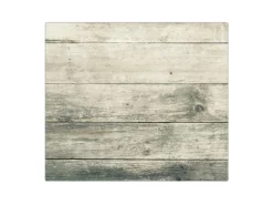 Banjado Herdabdeckplatte Glas 1 Teilig 60x52CM Schneidebrett Herdabdeckung Mit Motiv Graue Planken< Schneidebretter|Herdabdeckungen