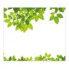 Banjado Schneidebretter|Herdabdeckungen<Herdabdeckplatte Glas 1 Teilig 60x52CM Schneidebrett Herdabdeckung Mit Motiv Rahmen Blätter