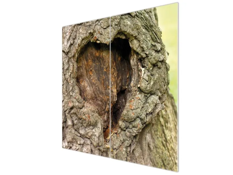 Banjado Herdabdeckplatte Glas 2 Teilig Je 30x52CM Schneidebrett Herdabdeckung Mit Motiv Altes Herz< Schneidebretter|Herdabdeckungen