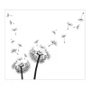 Outlet Banjado Herdabdeckplatte Glas 1 Teilig 60x52CM Schneidebrett Herdabdeckung Mit Motiv Pusteblume 2