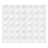 Banjado Herde|Kochfelder<Herdabdeckplatte Glas 2 Teilig Je 30x52CM Schneidebrett Herdabdeckung Mit Motiv In Out