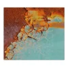 Banjado Herdabdeckplatte Glas 1 Teilig 60x52CM Schneidebrett Herdabdeckung Mit Motiv Rost Und Blau< Schneidebretter|Herde