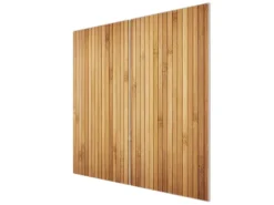 Outlet Banjado Herdabdeckplatte Glas 2 Teilig Je 30x52CM Schneidebrett Herdabdeckung Mit Motiv Bambusholz