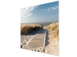 Banjado Herdabdeckplatte Glas 1 Teilig 60x52CM Schneidebrett Herdabdeckung Mit Motiv Dünen< Herdabdeckungen|Schneidebretter