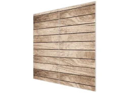 Online Banjado Herdabdeckplatte Glas 2 Teilig Je 30x52CM Schneidebrett Herdabdeckung Mit Motiv Blasse Holzlatten