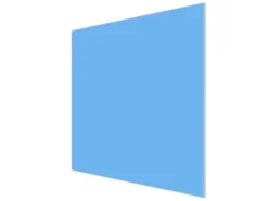 Banjado Schneidebretter|Herdabdeckungen<Herdabdeckplatte Glas 1 Teilig 60x52CM Schneidebrett Herdabdeckung Mit Motiv Pastellblau