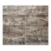 Best Banjado Herdabdeckplatte Glas 2 Teilig Je 30x52CM Schneidebrett Herdabdeckung Mit Motiv Alte Planken