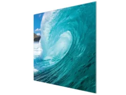 Hot Banjado Herdabdeckplatte Glas 1 Teilig 60x52CM Schneidebrett Herdabdeckung Mit Motiv Perfekte Welle