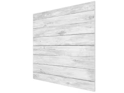 Discount Banjado Herdabdeckplatte Glas 1 Teilig 60x52CM Schneidebrett Herdabdeckung Mit Motiv Weiß Gebeizt