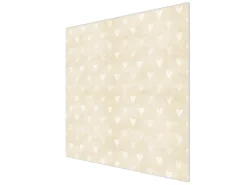 Banjado Herdabdeckplatte Glas 1 Teilig 60x52CM Schneidebrett Herdabdeckung Mit Motiv Beige Herzen< Schneidebretter|Herdabdeckungen