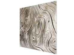 Banjado Herdabdeckplatte Glas 2 Teilig Je 30x52CM Schneidebrett Herdabdeckung Mit Motiv Holzwirbel< Herdabdeckungen|Kochfelder