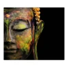 Banjado Herdabdeckplatte Glas 1 Teilig 60x52CM Schneidebrett Herdabdeckung Mit Motiv Bunter Buddha< Schneidebretter|Herdabdeckungen