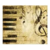Banjado Herdabdeckplatte Glas 1 Teilig 60x52CM Schneidebrett Herdabdeckung Mit Motiv Music< Herdabdeckungen|Herde