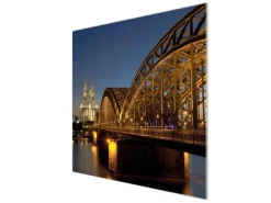 Sale Banjado Herdabdeckplatte Glas 1 Teilig 60x52CM Schneidebrett Herdabdeckung Mit Motiv Köln