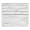 Clearance Banjado Herdabdeckplatte Glas 2 Teilig Je 30x52CM Schneidebrett Herdabdeckung Mit Motiv Weiß Gebeizt