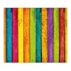 Banjado Herdabdeckplatte Glas 2 Teilig Je 30x52CM Schneidebrett Herdabdeckung Mit Motiv Bunte Holzlatten< Herdabdeckungen|Schneidebretter