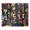 New Banjado Herdabdeckplatte Glas 2 Teilig Je 30x52CM Schneidebrett Herdabdeckung Mit Motiv New York Show