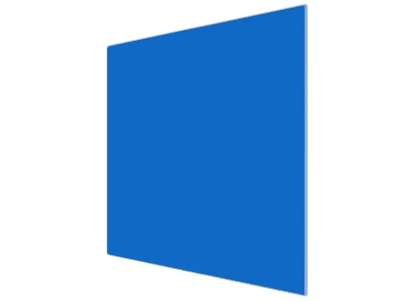 Banjado Herdabdeckungen|Herde<Herdabdeckplatte Glas 1 Teilig 60x52CM Schneidebrett Herdabdeckung Mit Motiv Signalblau