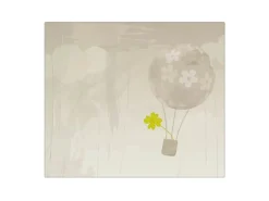 Banjado Schneidebretter|Herdabdeckungen<Herdabdeckplatte Glas 1 Teilig 60x52CM Schneidebrett Herdabdeckung Mit Motiv Flüchtiges Glück
