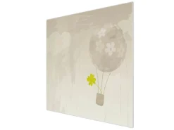 Banjado Schneidebretter|Herdabdeckungen<Herdabdeckplatte Glas 1 Teilig 60x52CM Schneidebrett Herdabdeckung Mit Motiv Flüchtiges Glück