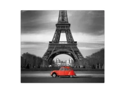 Banjado Schneidebretter|Herde<Herdabdeckplatte Glas 1 Teilig 60x52CM Schneidebrett Herdabdeckung Mit Motiv Paris