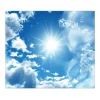 Banjado Schneidebretter|Herdabdeckungen<Herdabdeckplatte Glas 1 Teilig 60x52CM Schneidebrett Herdabdeckung Mit Motiv Clouds