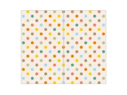 Outlet Banjado Herdabdeckplatte Glas 2 Teilig Je 30x52CM Schneidebrett Herdabdeckung Mit Motiv Bunte Punkte