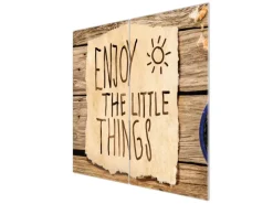 Banjado Herdabdeckplatte Glas 2 Teilig Je 30x52CM Schneidebrett Herdabdeckung Mit Motiv Happy Day< Herde|Kochfelder