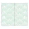 Banjado Herdabdeckplatte Glas 2 Teilig Je 30x52CM Schneidebrett Herdabdeckung Mit Motiv Strahlen Mint< Schneidebretter|Herdabdeckungen